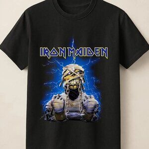 Iron Maiden Electric Mummy Band Tee For Rock Fans Unisex T Shirt 152